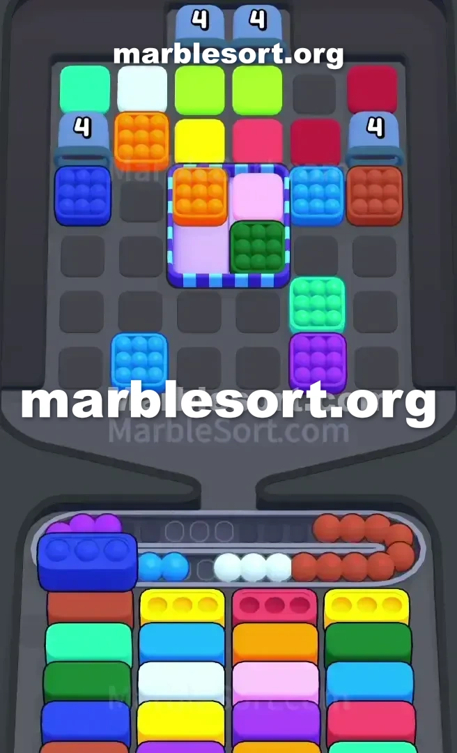Marble Sort Level 740 screenshot 2