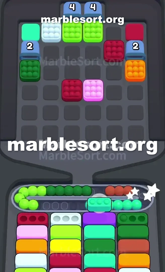 Marble Sort Level 740 screenshot 3