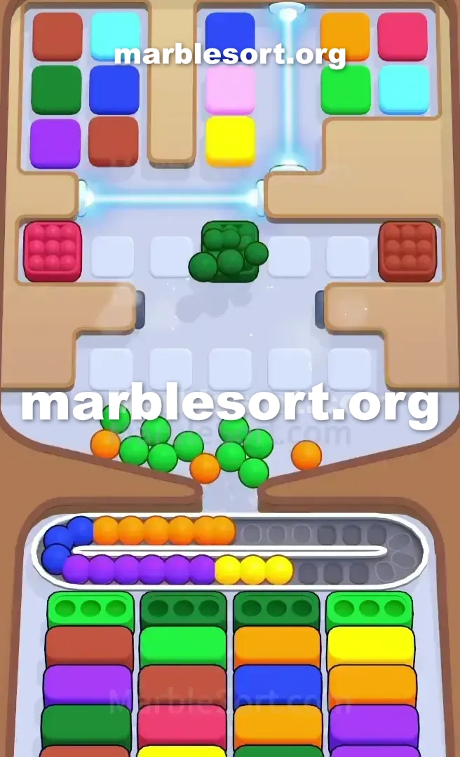 Marble Sort Level 743 screenshot 2