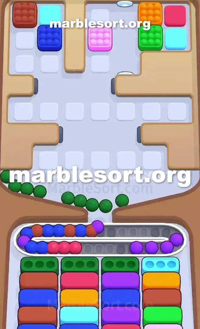 Marble Sort Level 743 screenshot 3