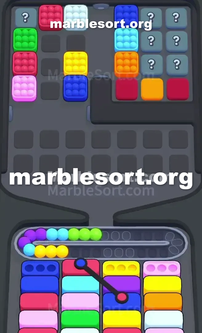 Marble Sort Level 744 screenshot 3