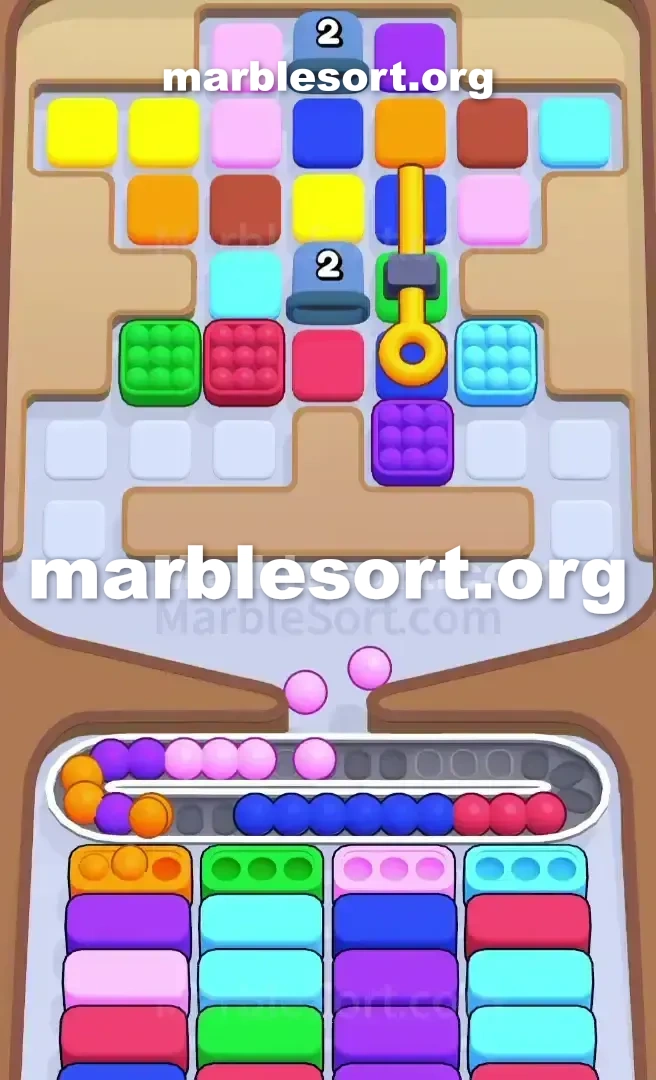 Marble Sort Level 745 screenshot 2
