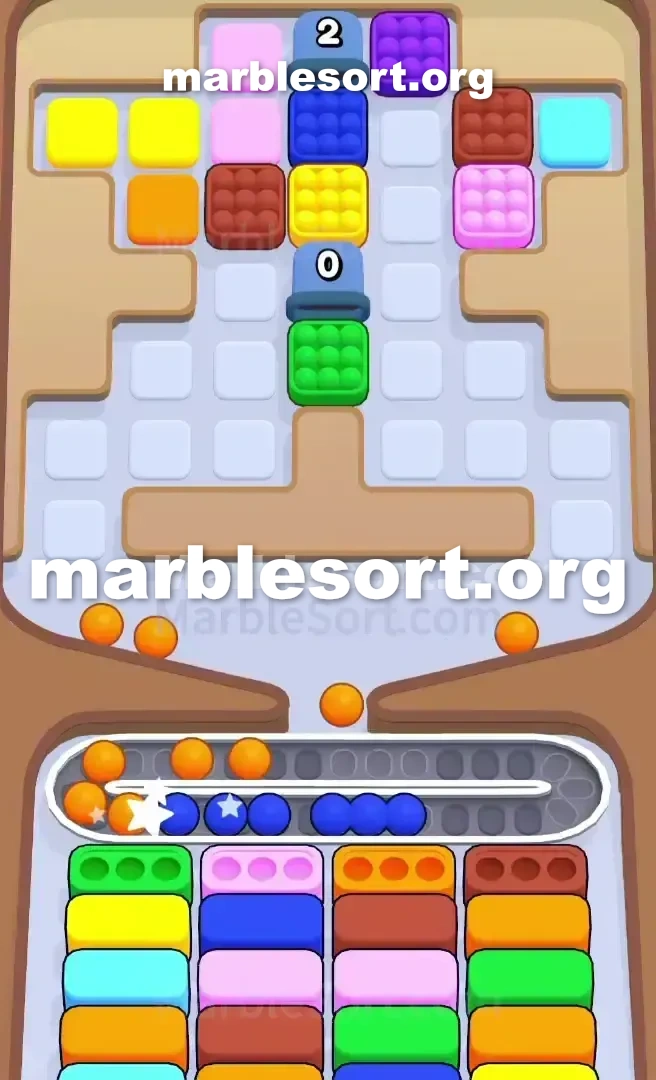 Marble Sort Level 745 screenshot 3