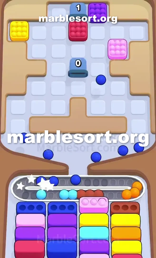 Marble Sort Level 745 screenshot 4