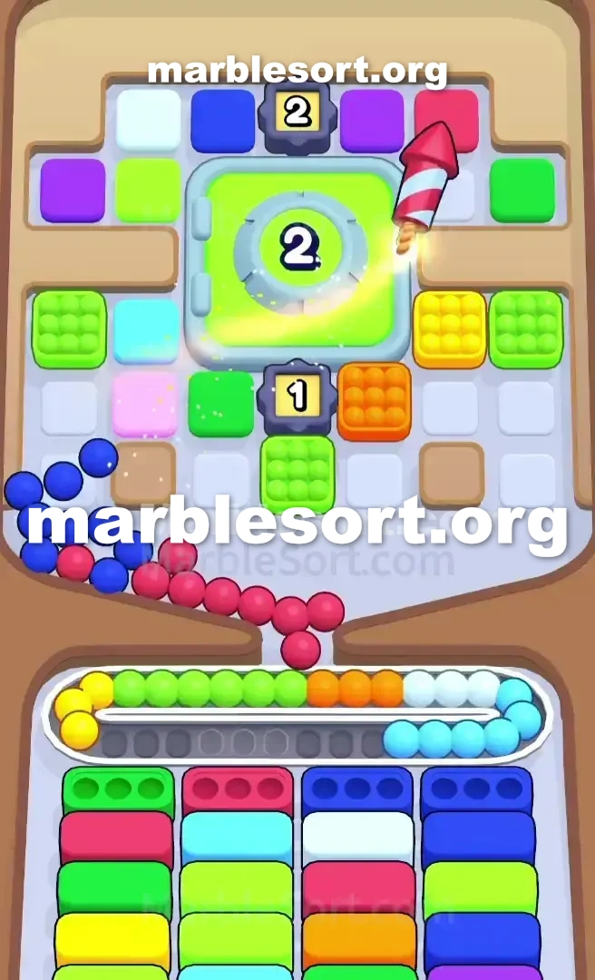 Marble Sort Level 748 screenshot 2