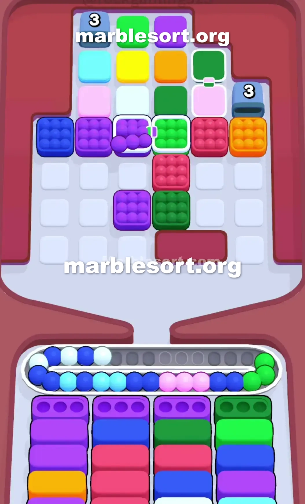 Marble Sort Level 75 screenshot 2
