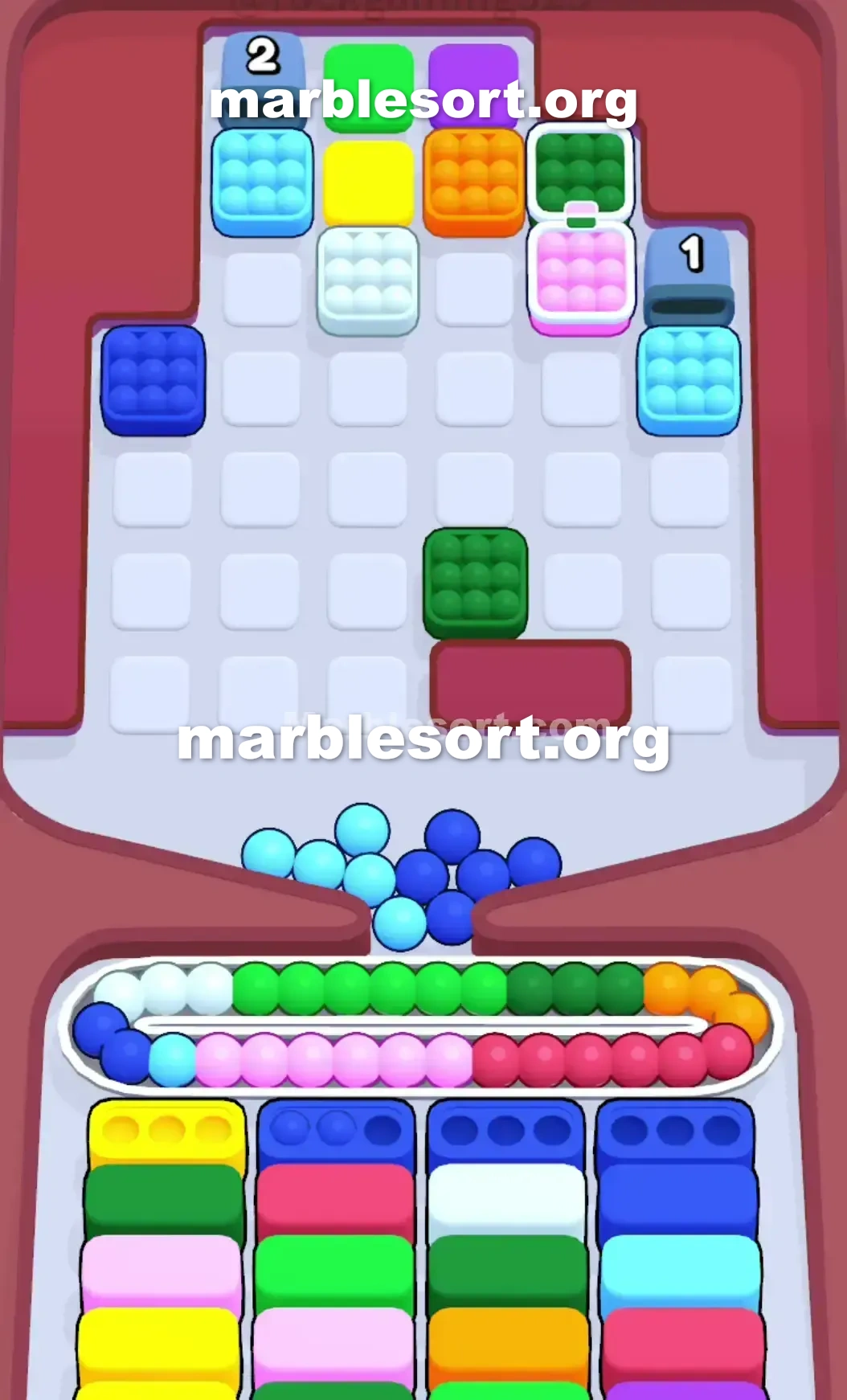 Marble Sort Level 75 screenshot 3
