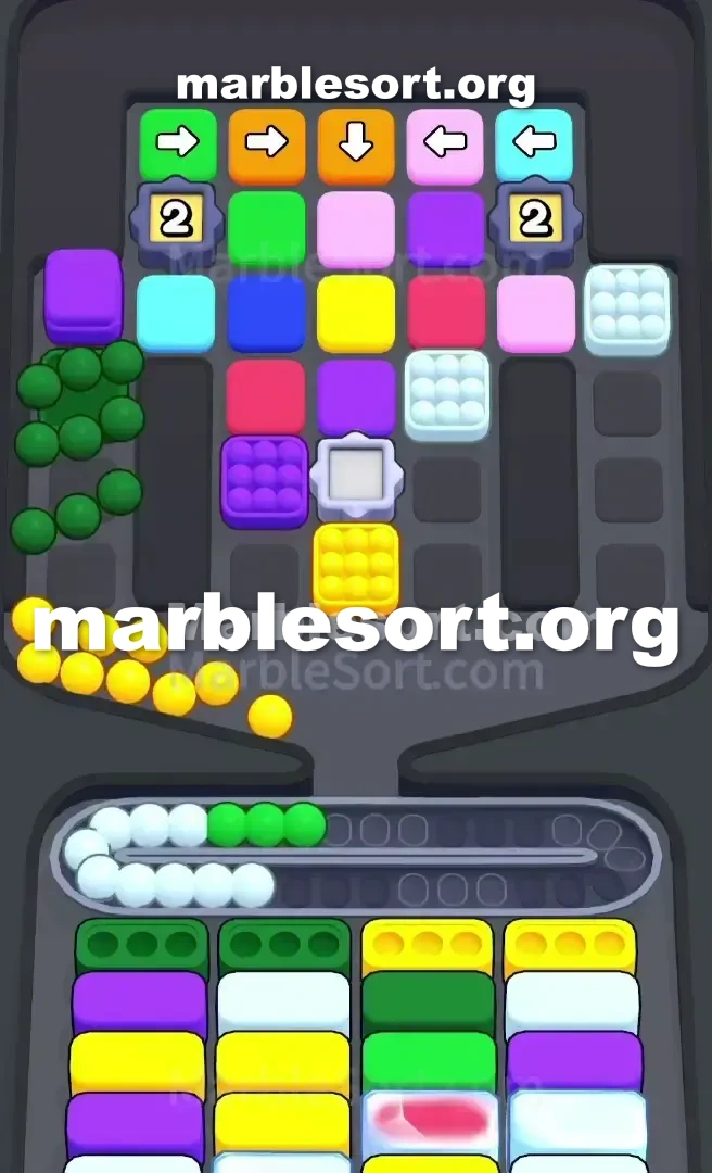 Marble Sort Level 754 screenshot 2