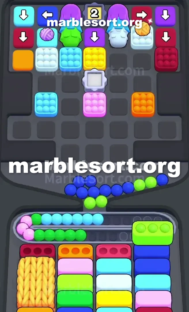 Marble Sort Level 757 screenshot 2