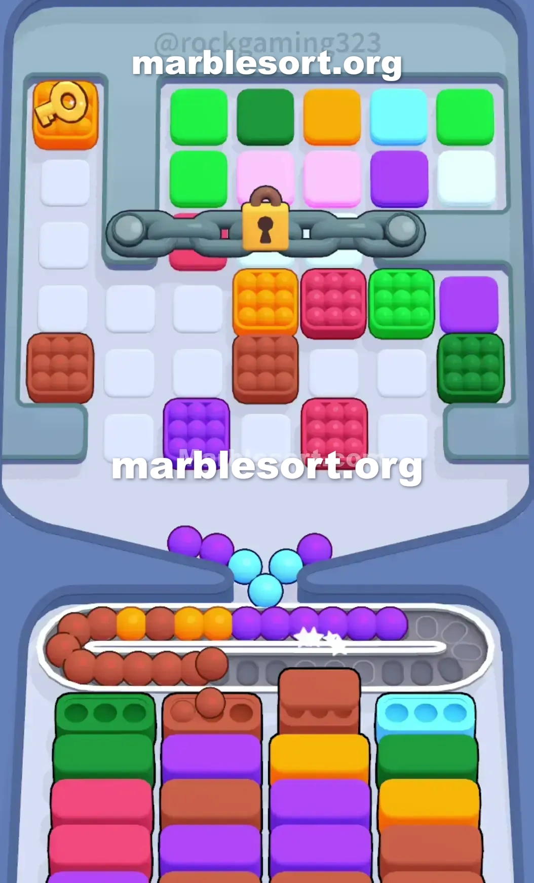 Marble Sort Level 82 screenshot 2