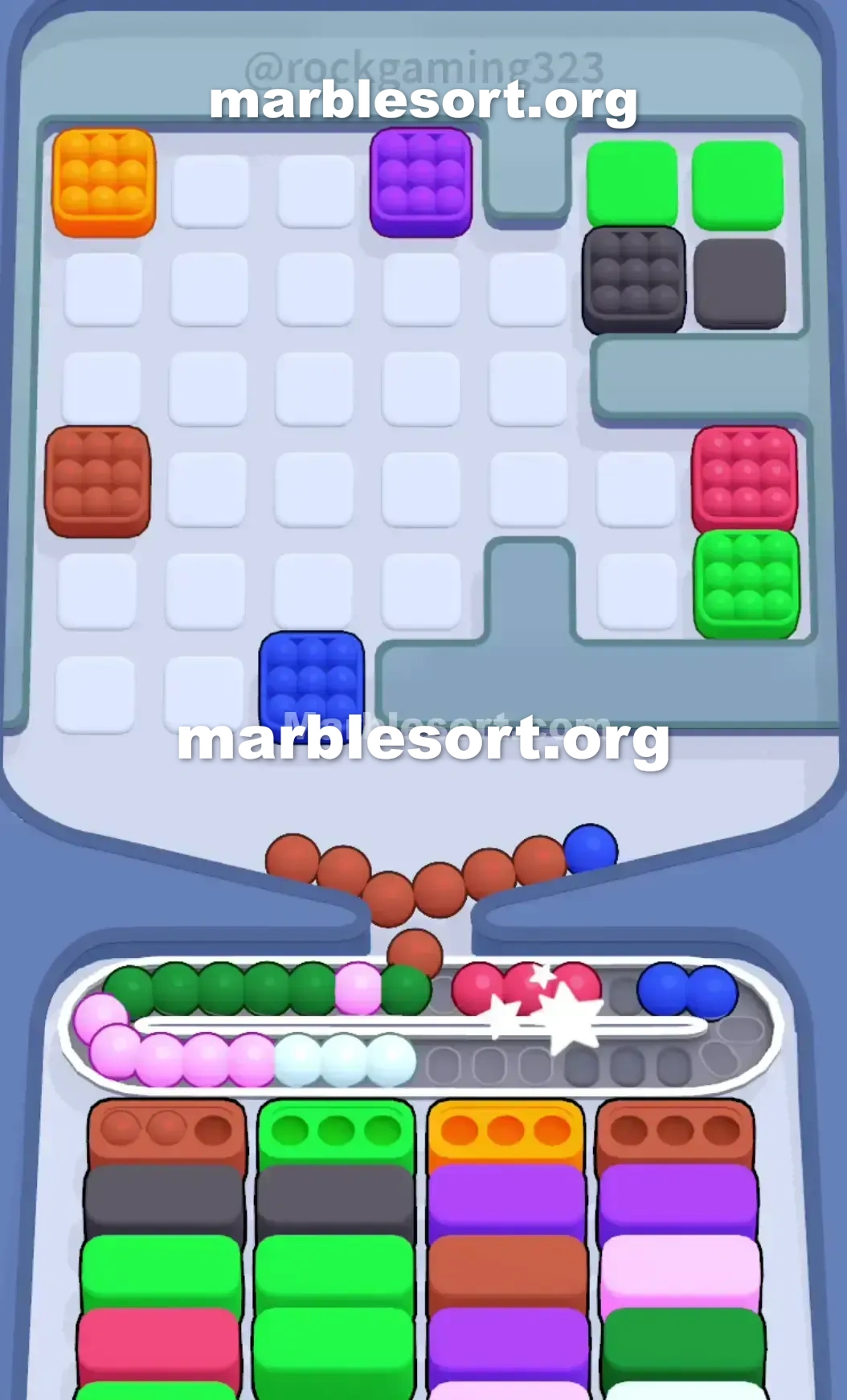 Marble Sort Level 83 screenshot 3