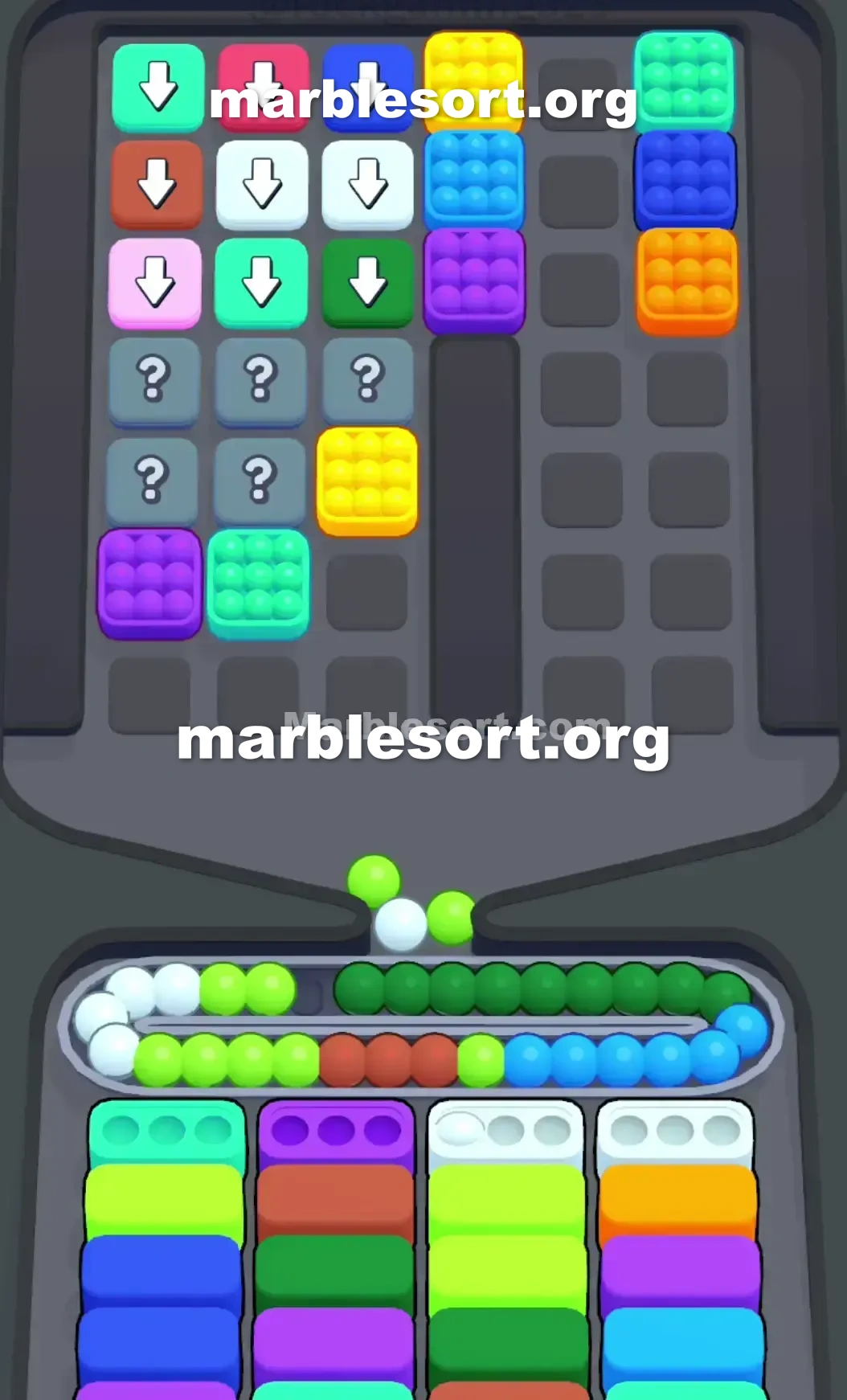Marble Sort Level 84 screenshot 2