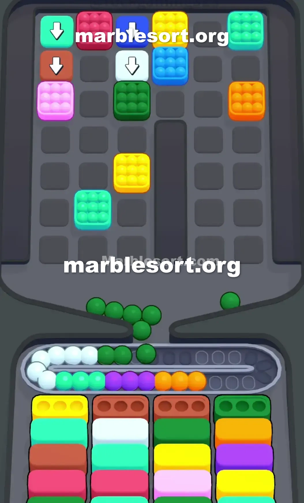 Marble Sort Level 84 screenshot 3