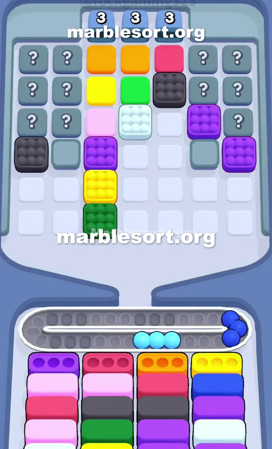 Marble Sort Level 86 screenshot 2