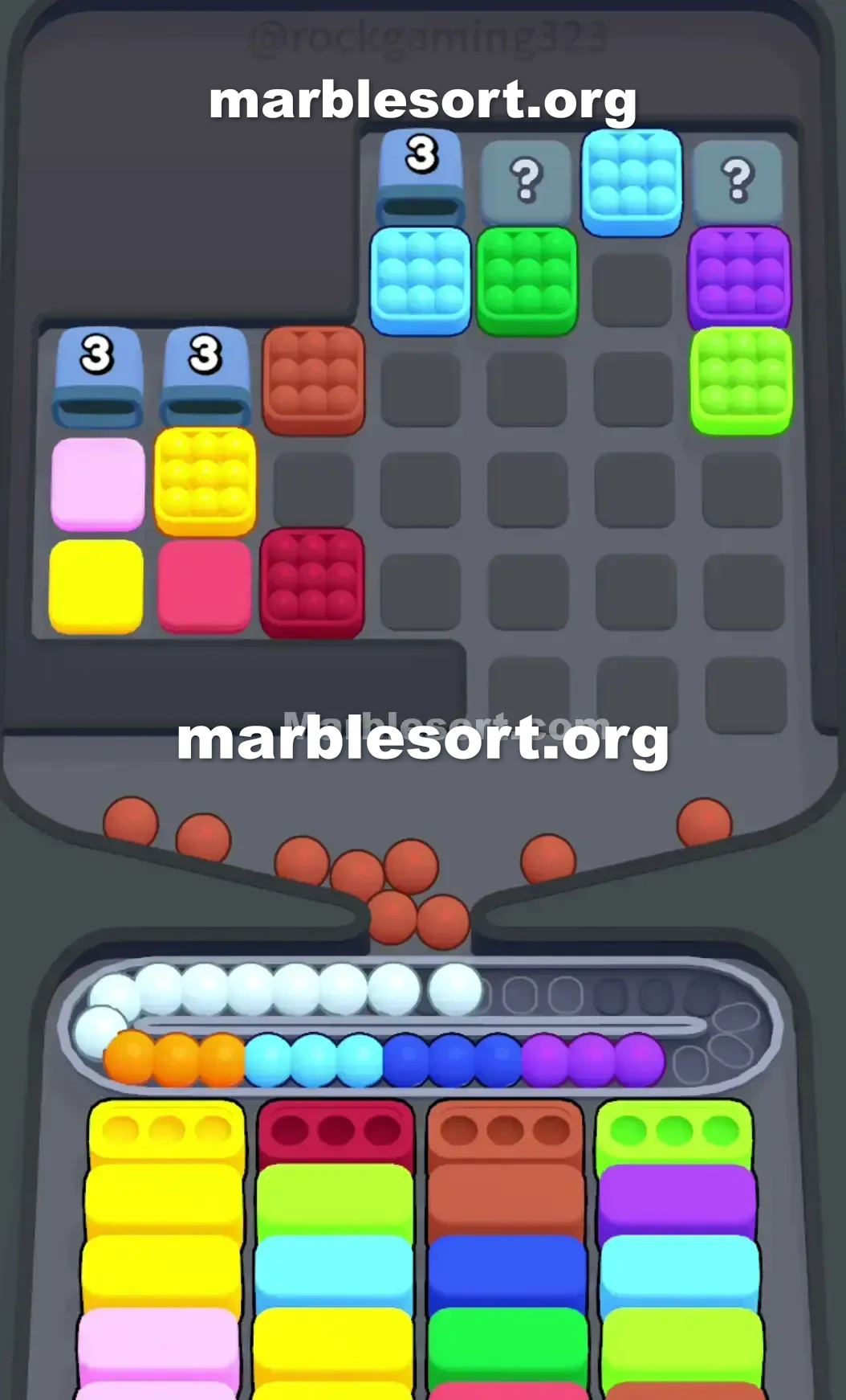 Marble Sort Level 87 screenshot 2