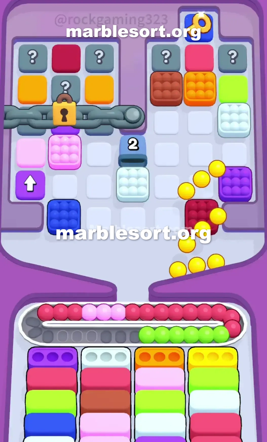 Marble Sort Level 89 screenshot 2