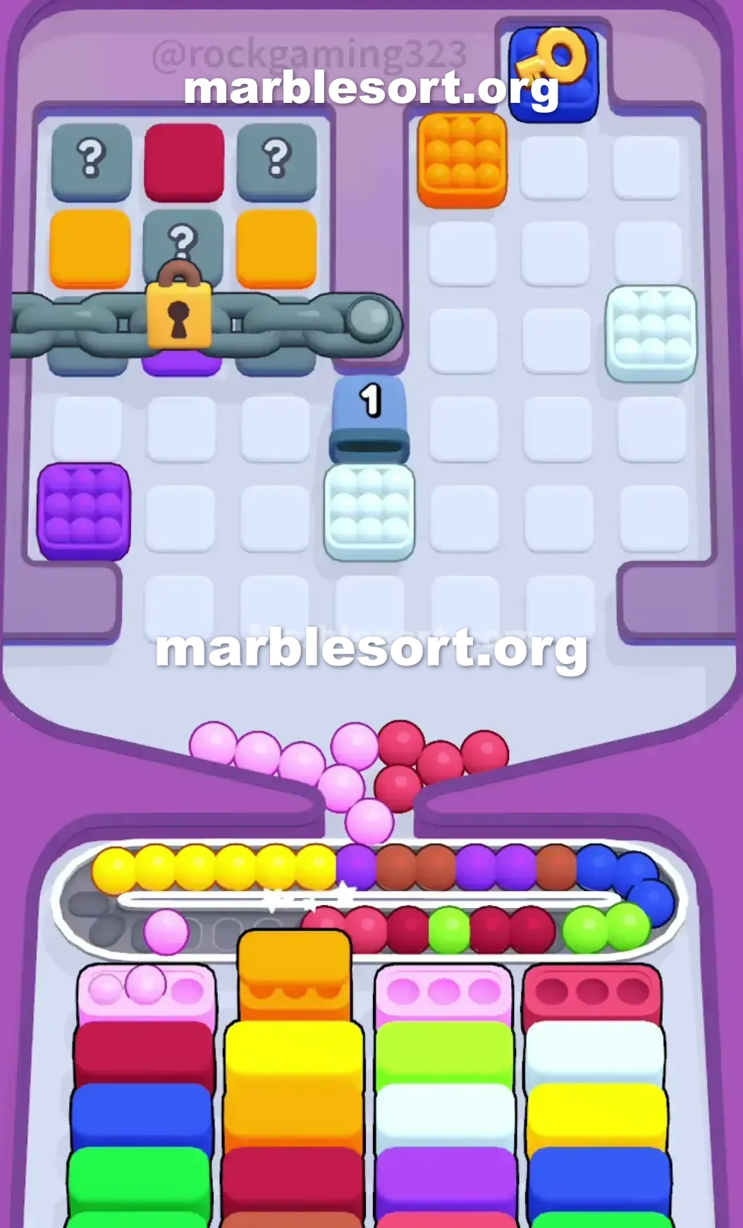 Marble Sort Level 89 screenshot 3