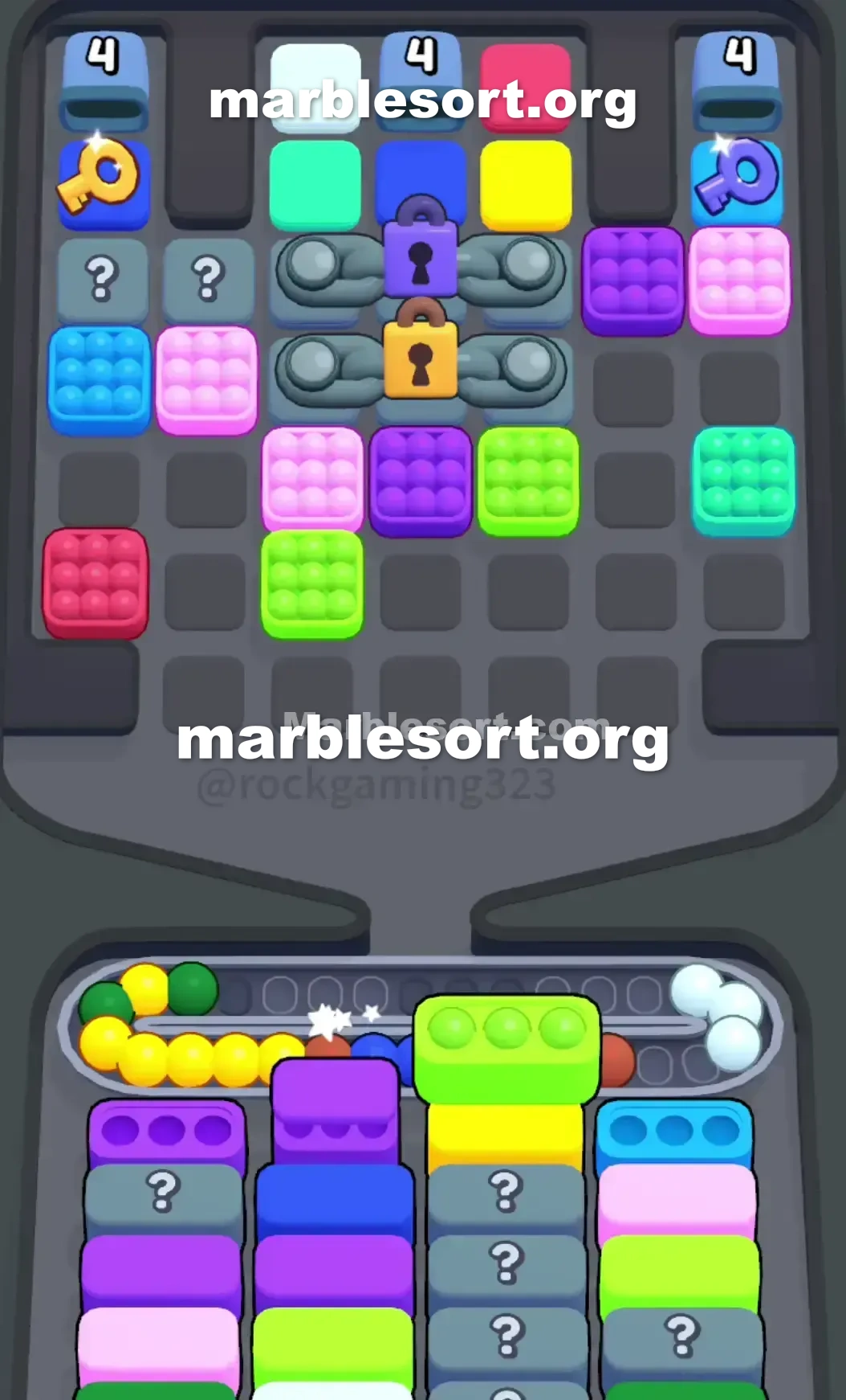 Marble Sort Level 97 screenshot 2