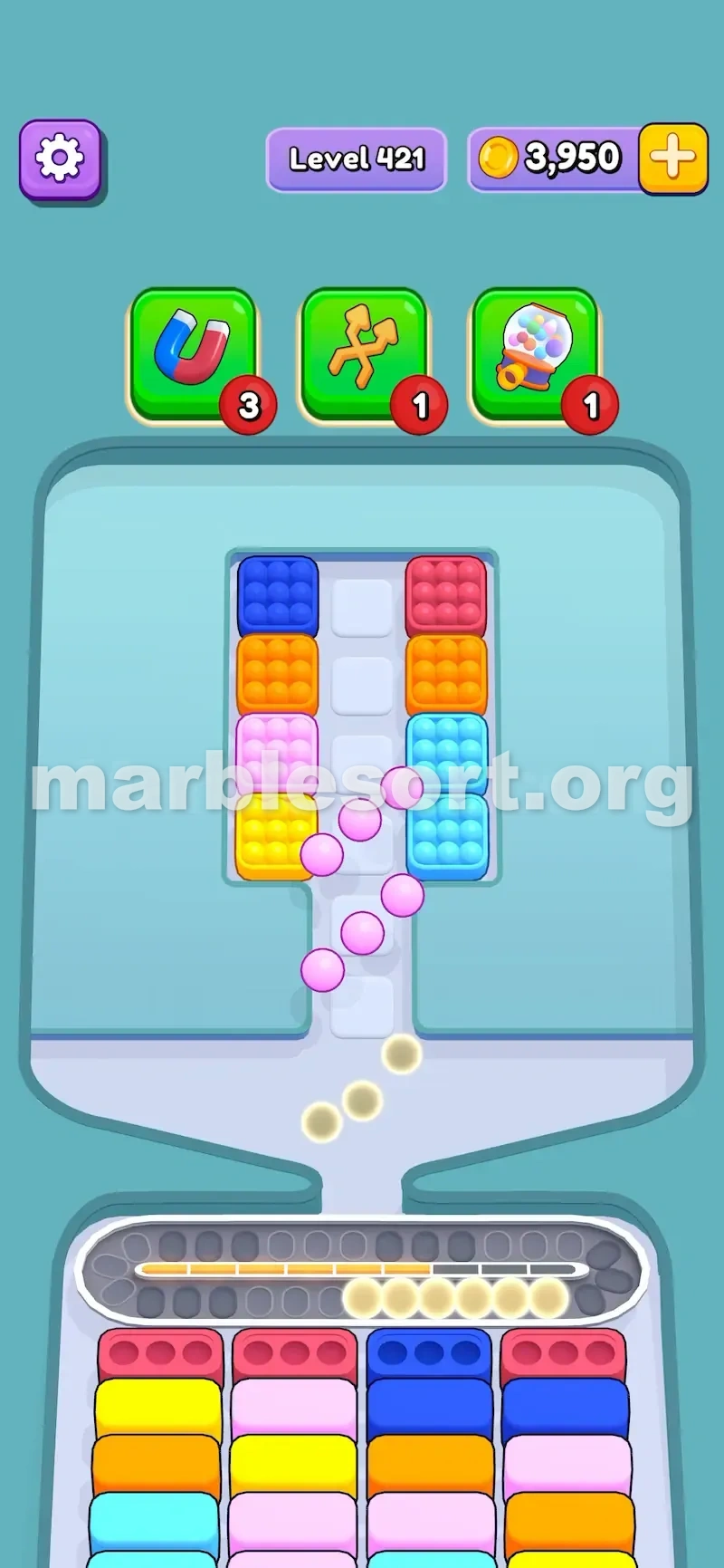 Light Marble level layout